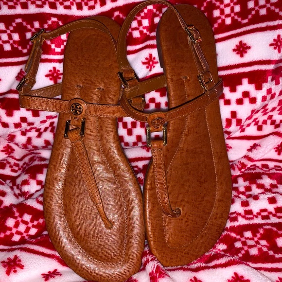 Tory Burch Sling Back Sandals Sz 9.5 - Picture 1 of 4